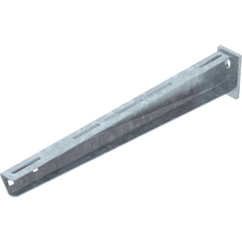 OBO Bettermann Brazo de pared y soporte con placa de cabeza soldada B510mm Acero galvanizado en caliente, 6419798