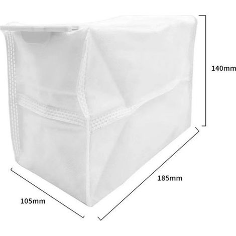 Sacs A Poussiere - Pour Station De Nettoyage Samsung Jet Bot AI - 4 Couches Filtration - Lot De 8 (1/5)