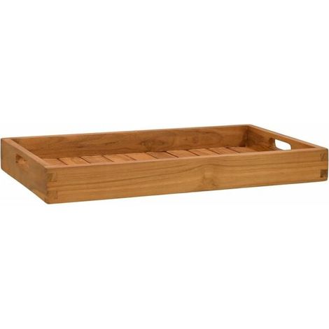 Palette en teck massif de 60 x 35 cm (1/5)