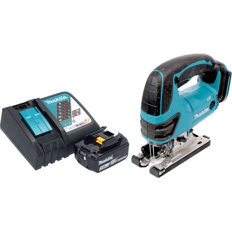 Makita DJV 180 RF1X Akku Stichsäge 18 V 135 mm + 1x Akku 3,0 Ah + Ladegerät (1/5)