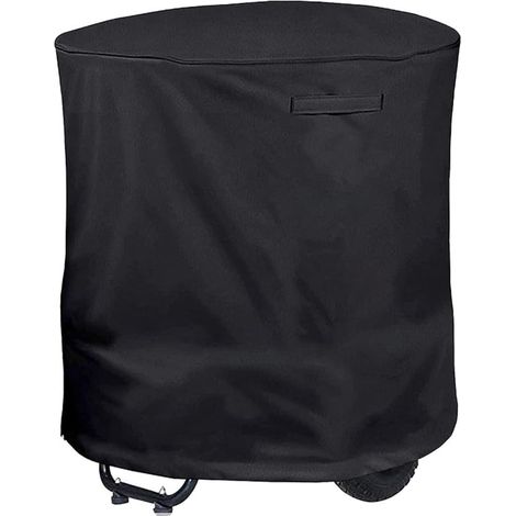 Sollbry Funda impermeable para astilladora de madera de alta resistencia (negra, 85 x 85 x 110 cm) (1/5)