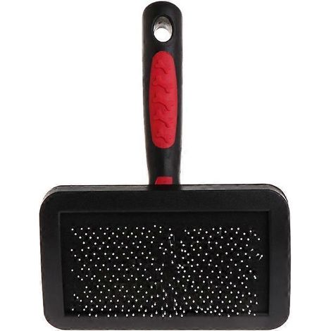 Brosse de toilettage auto-nettoyante pour chiens et chats, brosse démêlante pour animaux - M (1/4)