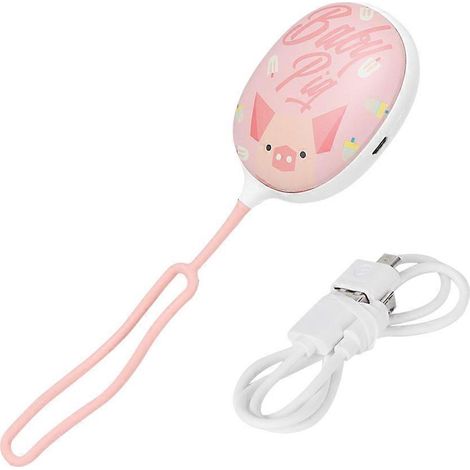 Tragbarer, wiederverwendbarer USB-Handwärmer mit Tiermotiv, leuchtende Powerbank für den Winter, niedliches Geschenk für Büro und Zuhause, Powerbank im Taschenformat (1/5)
