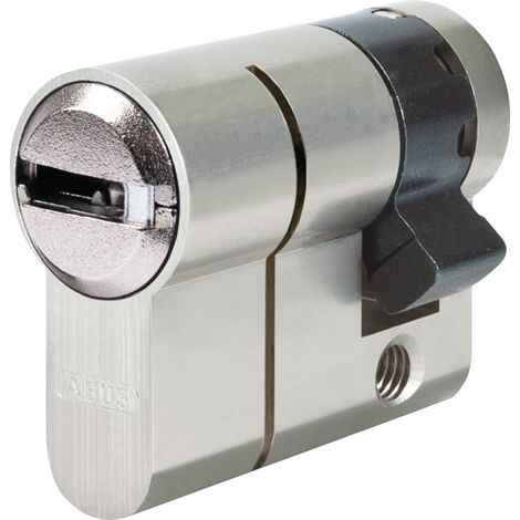 Demi-Cylindre à P6PS PréSnap Varié - 10 x 30 mm - Laiton nickelé - ABUS - 5017700-01