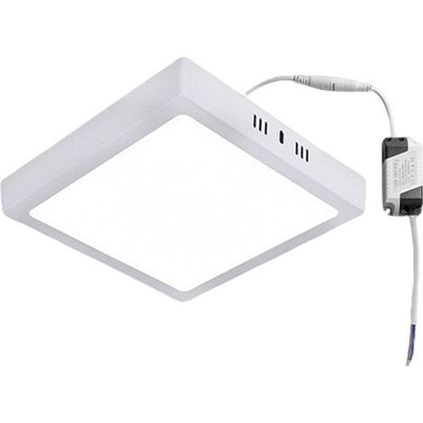 Plafonnier LED blanc moderne, 18 W, 4 000 K, 20 cm, idéal pour les chambres et les salons. Large plage de tension : 85-265 V. (1/5)