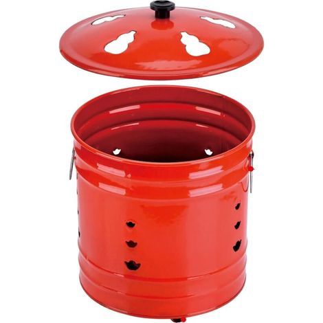 Feuerbox für den Außenbereich mit Deckel – ergonomischer Griff –