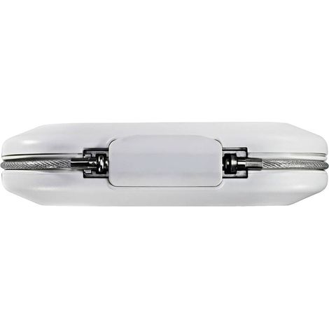 MASTER LOCK Mini-coffre de rangement portable pour voyage avec cable de securite - Blanc (1/5)