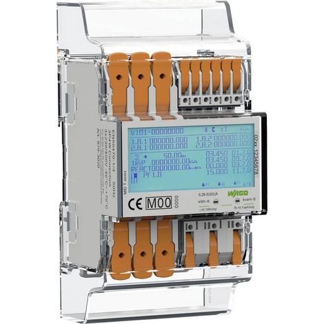 Wago Contador de energía digital blanco 65 A compacto