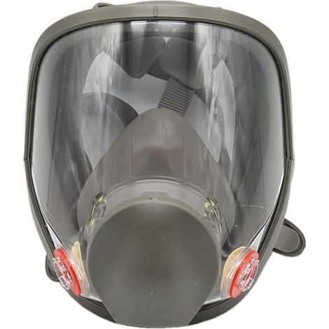 Masque Facial réutilisable pour Masque Complet en Silicone 6800 largement utilisé dans Le Laboratoire de Protection Contre la poussière de Peinture en aérosol pour Le Travail du Bois (1/3)