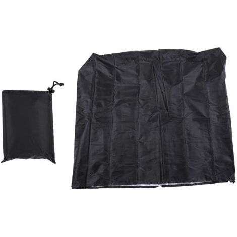 Bâche de protection imperméable et résistante pour palettes et conteneurs en vrac, idéale pour le mobilier de jardin en bois. Couleur : noir, 120 x 100 x 116 cm / 47,2 x 39,4 x 45,7 po (1/5)