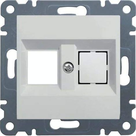 HAGER LUMINA2'SUPPORT DOUBLE KEYSTONE JACK LUMINA2 BLANC POLAIRE WL2320