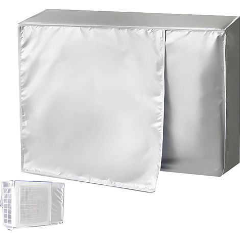 Copertura per condizionatore d'aria esterno, copertura antipolvere per condizionatore d'aria esterno, copertura per condizionatore d'aria, copertura per condizionatore d'aria esterno (96x40x70 cm)