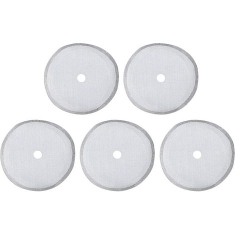 Confezione da 5 filtri di ricambio per caffettiera a stantuffo, filtro a rete, filtro per caffè riutilizzabile in acciaio inox, accessorio rimovibile per caffettiera (3 misure disponibili) (350 ml)