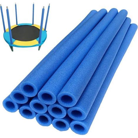 Lot de 12 manchons mousse trampoline – Tube éponge anti-collision – Protection poteau (1/5)