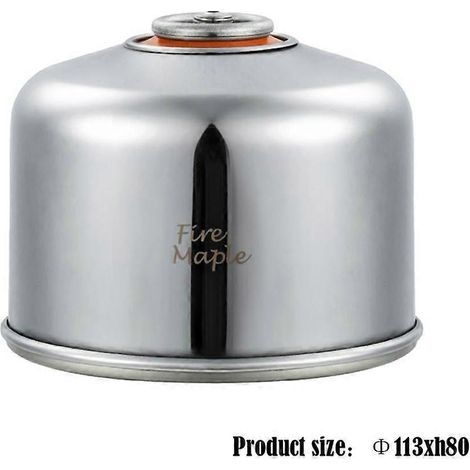 Boîtier métallique pour réservoir de carburant, couvercle de protection pour bonbonne de gaz, style rétro et résistant, idéal pour le camping.