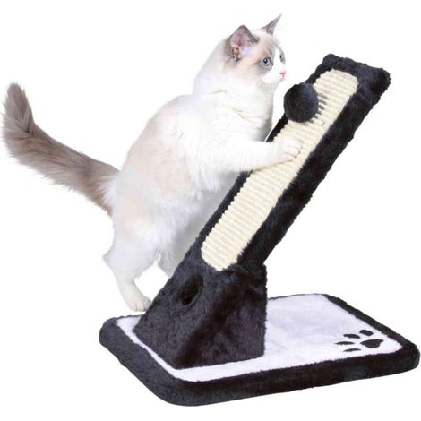 Trixie - Griffoir Oblique sur Pied pour Chat - Noir (1/3)