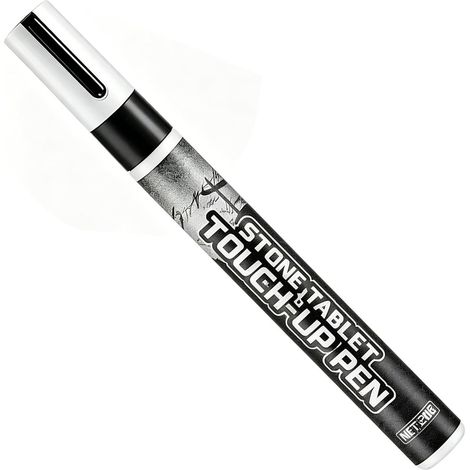 Stylo de retouche pour pierre tombale Marqueur pour restaurer les inscriptions effacées sur pierre calcaire, marbre et granit (cimetière extérieur, jardin)