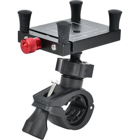 Support universel pour téléphone portable pour vélo électrique, VTT, moto, clip de fixation, accessoire de cyclisme noir (1/5)