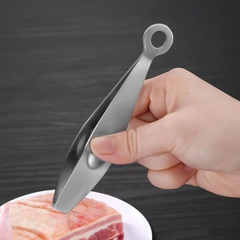 Pince à arêtes de supérieure pour retirer les de poisson en finition mate compatible lave-vaisselle 18/10 Acier Inoxydable (1/4)