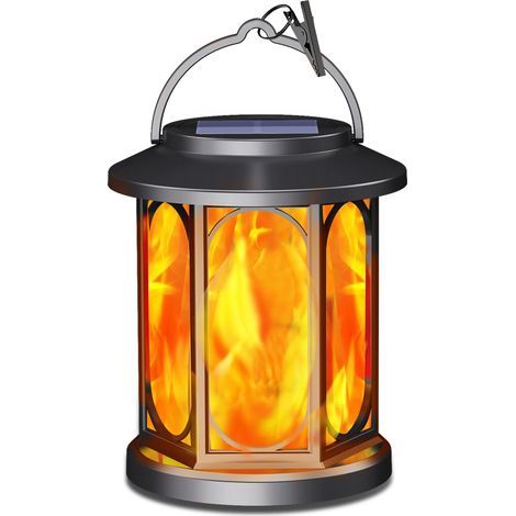 Solar-Pendelleuchten – Retro-Stil – Vintage-Metallgitterlampe – Wasserdicht – Ideal zur Dekoration von Gärten, Terrassen und Bäumen. (1/5)
