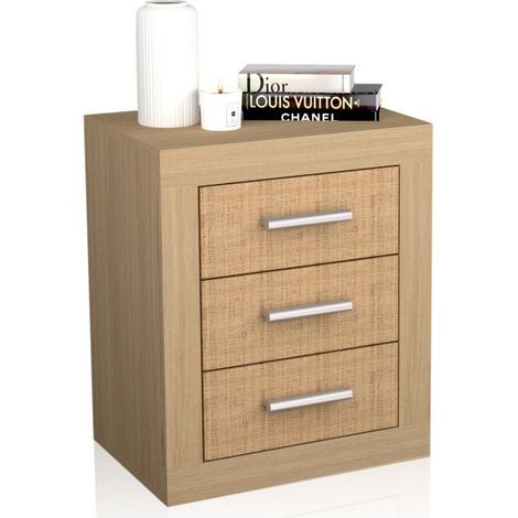 Mesita de noche Kira Tofe - Textil 50cm (ancho) x 61cm (alto) (1/5)