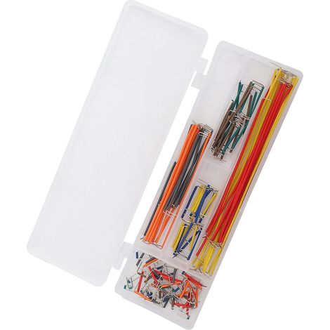 Kit de 140 câbles de connexion sans soudure en forme de U pour plaque d'essai, idéal pour le prototypage rapide. (1/5)