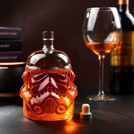 Carafe À Whisky - Verre Sans Plomb 750 Ml - Pour Whisky Scotch Bourbon Brandy - Design Élégant - 1 Pièce (1/5)