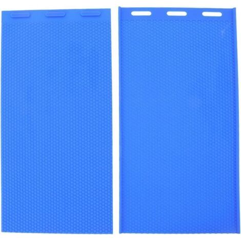 Moule en silicone souple pour cire d’abeille – Kit de 2 pièces pour estampage de cadres apicoles, outil artisanal idéal pour apiculteurs et créateurs