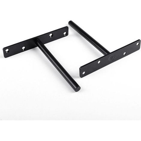 pair équerre étagère Invisible, Support Etagere en Fer, Fixation Etagere Murale Equerre Charge Lourde - 2 Pièces（200MM）