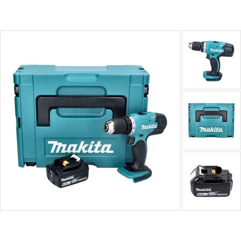 Makita DDF 453 G1J Akku Bohrschrauber 18 V 42 Nm + 1x Akku 6,0 Ah + Makpac - ohne Ladegerät (1/5)