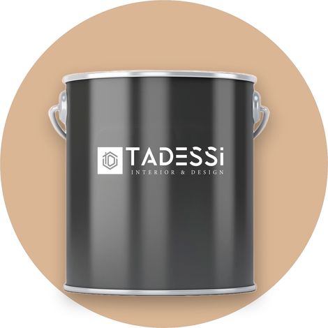 TADESSI Wall Select Wandfarbe Beige - Honigbeige - abwaschbare Innenfarbe matt - Dispersionsfarbe - Geruchsarm und Lösemittelfrei (1/5)