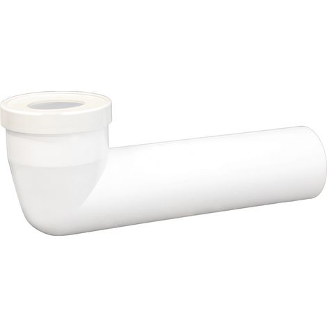 Pipe WC coudée 90° longueur 40cm mâle femelle Ø100