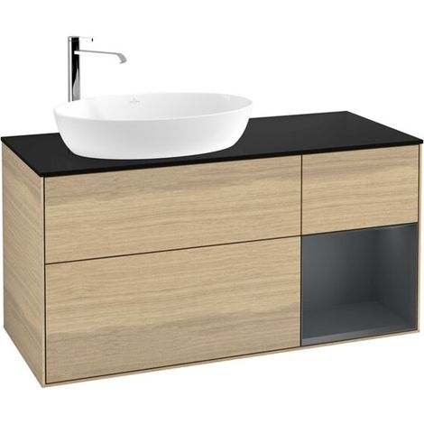 Villeroy & Boch F932HGPC Meuble sous-lavabo Finion F93 (1/2)