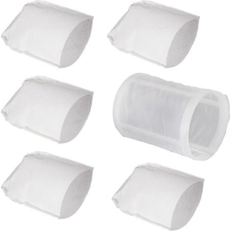 Set di 6 filtri di ricambio per aspirapolvere Makita CL100, codici 443060-3 e 451208-3 (5 filtri + 1 prefiltro) (1/4)