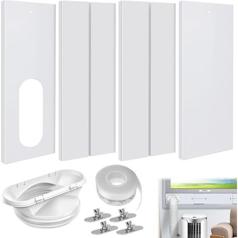 Kit De Joint De Fenêtre De Climatisation, Joint De Fenêtre 4 Pièces Pour Unités De Climatisation Mobiles, Kit De Glissière De Fenêtre Réglable Pour Extension De Climatisation Mobile