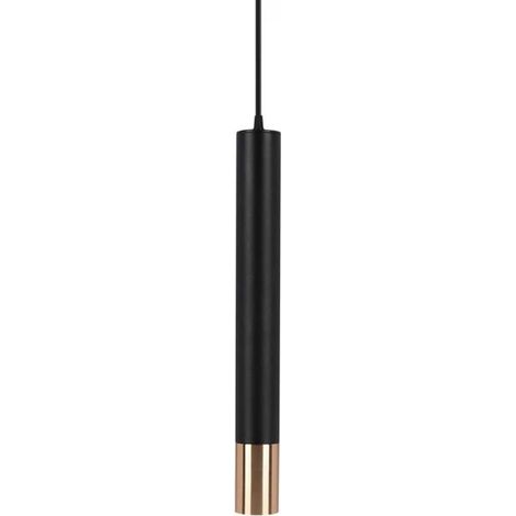 V-TAC VT-977 Lampadario led portafaretto pendente a sospensione GU10 in alluminio nero e oro 60500mm- sku 6689