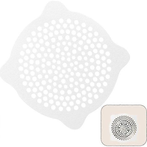 Lot de 30 bouchons de douche jetables et étanches, en maille adhésive, pour cuisine, salle de bain et baignoire (15 x 15 cm). (1/5)