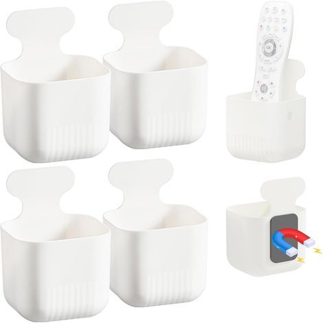 Magnetische Stifthalter, 4 kleine magnetische Markerhalter, starker magnetischer Schwammhalter für Whiteboards (1/5)