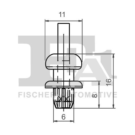 Clip, enjoliveur FA1 21-20013.5 CITROËN 699218 7903077159