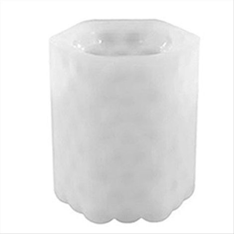 Moule à bougie hexagonal pour fabriquer soi-même un porte-bougie. (1/5)