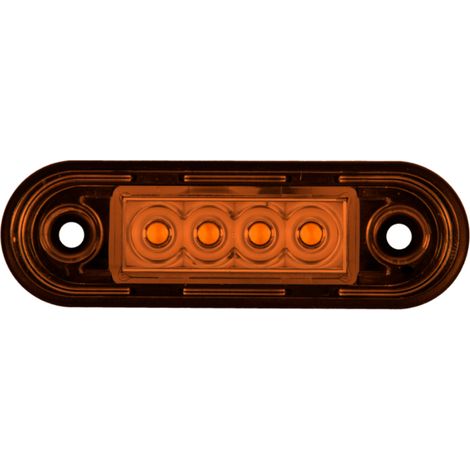 LED-Seitenmarkierungslicht 4 LED 12-24V 83mm Gelb