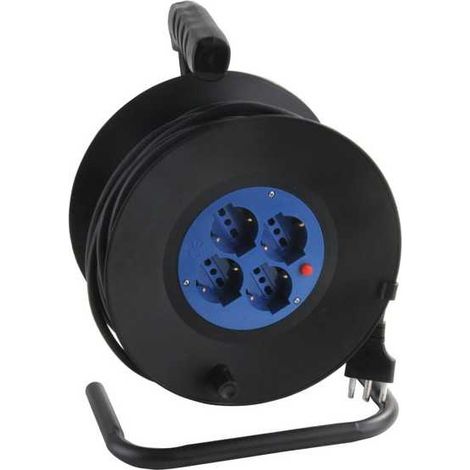 Enrouleur de câble m 25 3X1,5 4X2Pt+Sk Syntesy 00383