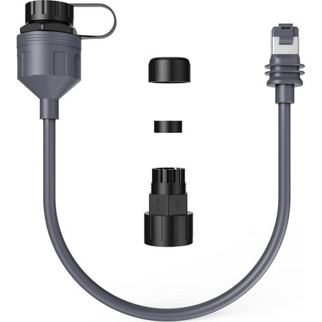 Starlink Gen 3/Mini Ethernet-Adapter, wasserdichter Verlängerungs-/Reparaturkoppler für Starlink Gen3 Standard SPX auf RJ45, kompatibel mit Star Link V3/Mini Dishy (1 Stück) (1/5)