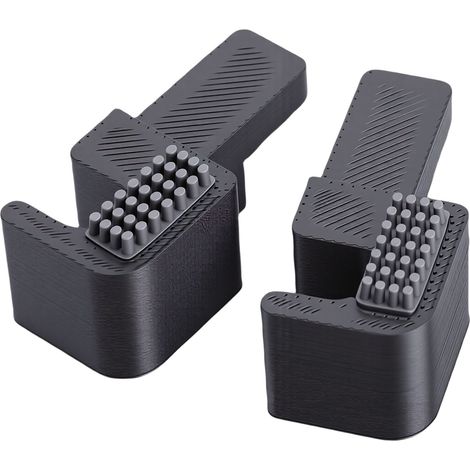 Kit de nettoyage comprenant 2 essuie-buses compatibles avec l'imprimante 3D Bambu Lab P2S (base en alliage d'aluminium) et 4 brosses en silicone résistantes aux hautes températures. (1/5)