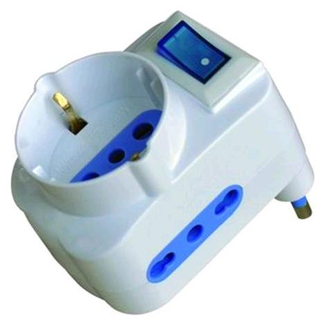 Adattatori Blister Triplo 10/16A+Sc Int Conf.20Pz