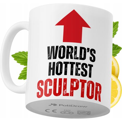 Lustige Tasse für Bildhauer – Kaffee- oder Teetasse mit witzigem Textdesign – Ideal für Geburtstage, Namenstage, Feiertage und besondere Anlässe. Hochwertige Tasse für Zuhause, Büro und Arbeit. Farbe: (1/5)