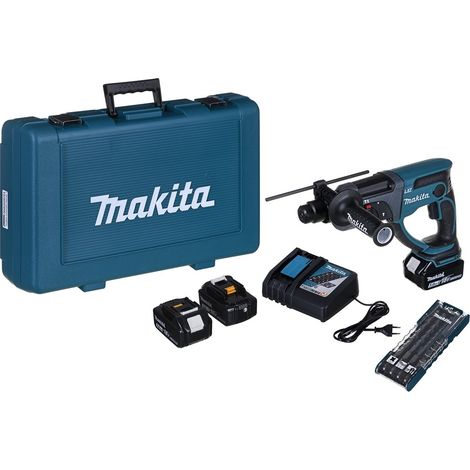 Makita DHR202RTE3 Martello Perforatore Blu SDS-Plus (1/5)