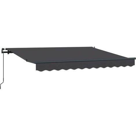 Maison Exclusive - Tenda Retrattile Antracite 250 x 200 cm Tessuto