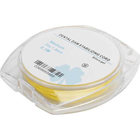 Corde élastique stabilisatrice pour digue dentaire 2,1 m - Matériau souple pour soins dentaires (1/5)