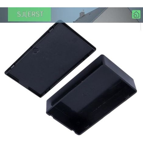 Elektronische Anschlussdose – 100 x 60 x 25 mm – Schwarzer Kunststoff – Sicher und zuverlässig